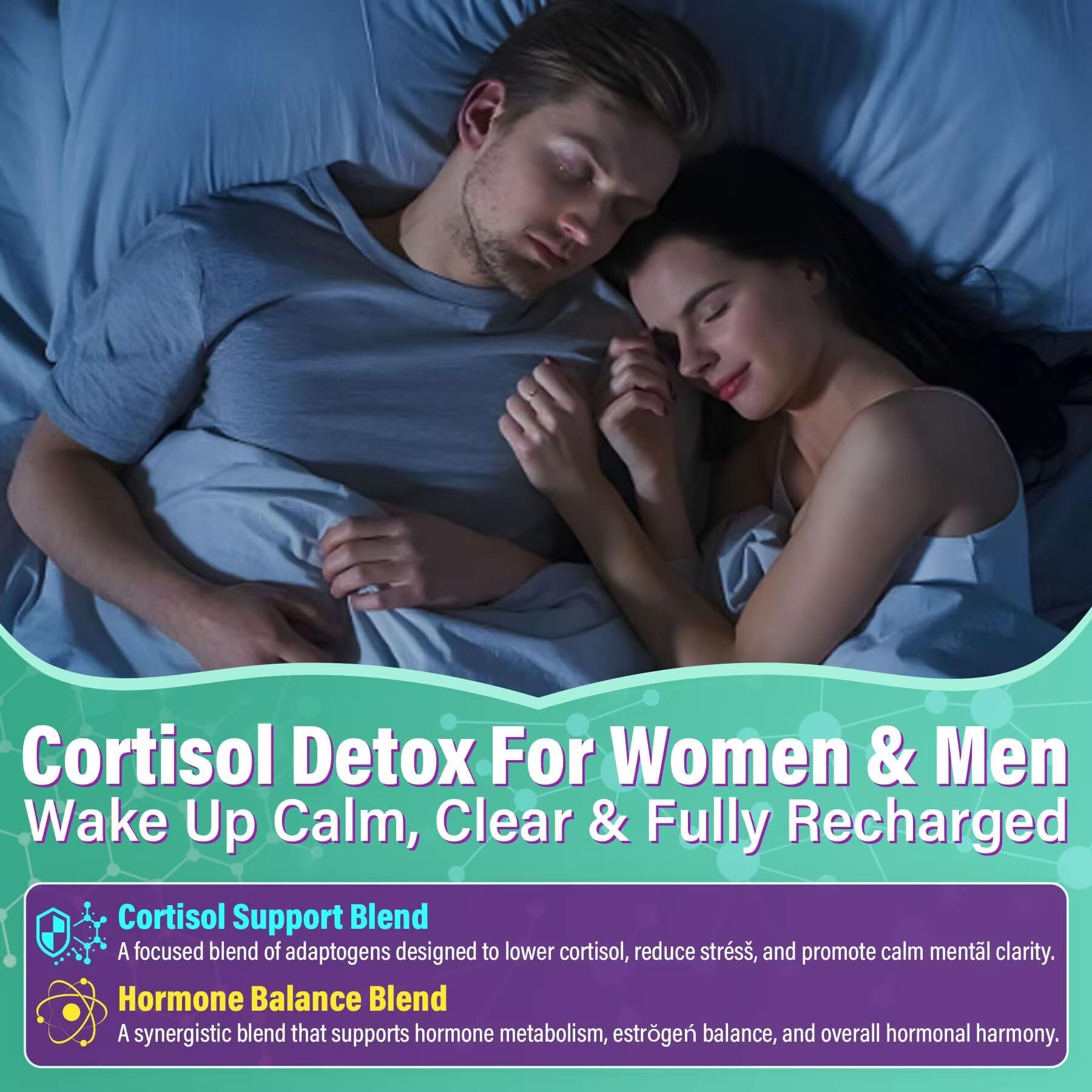 EnvyCure Cortisol Gummies ingredients icons illustrate the blend of key botanicals.