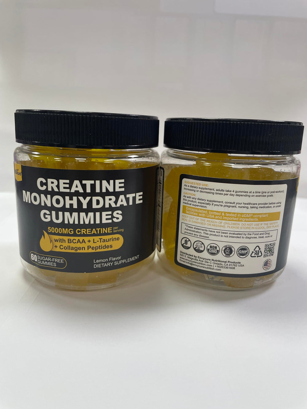 EnvyCure GMP-certified factory seal on bottle