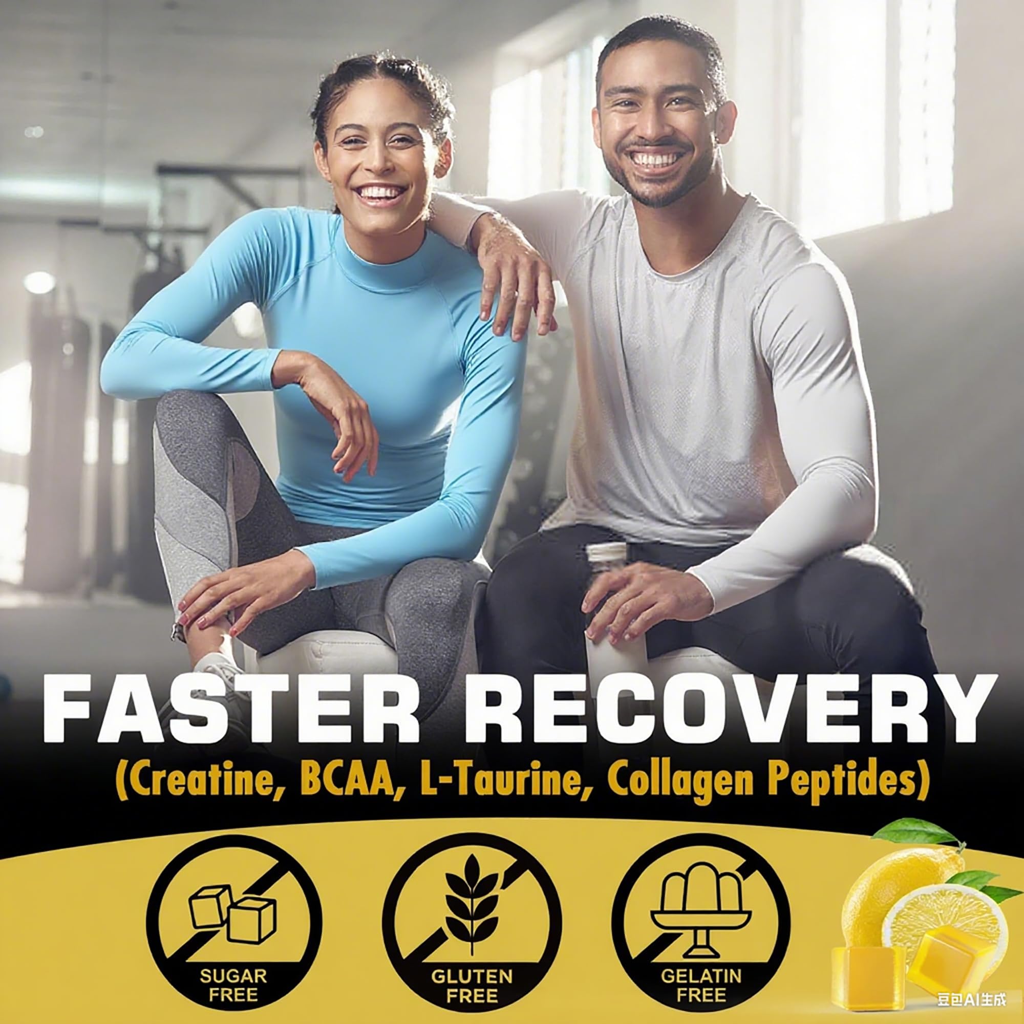 EnvyCure ingredients label highlights BCAA and collagen peptides