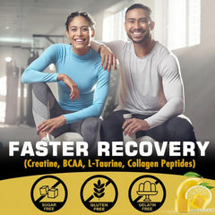 EnvyCure ingredients label highlights BCAA and collagen peptides