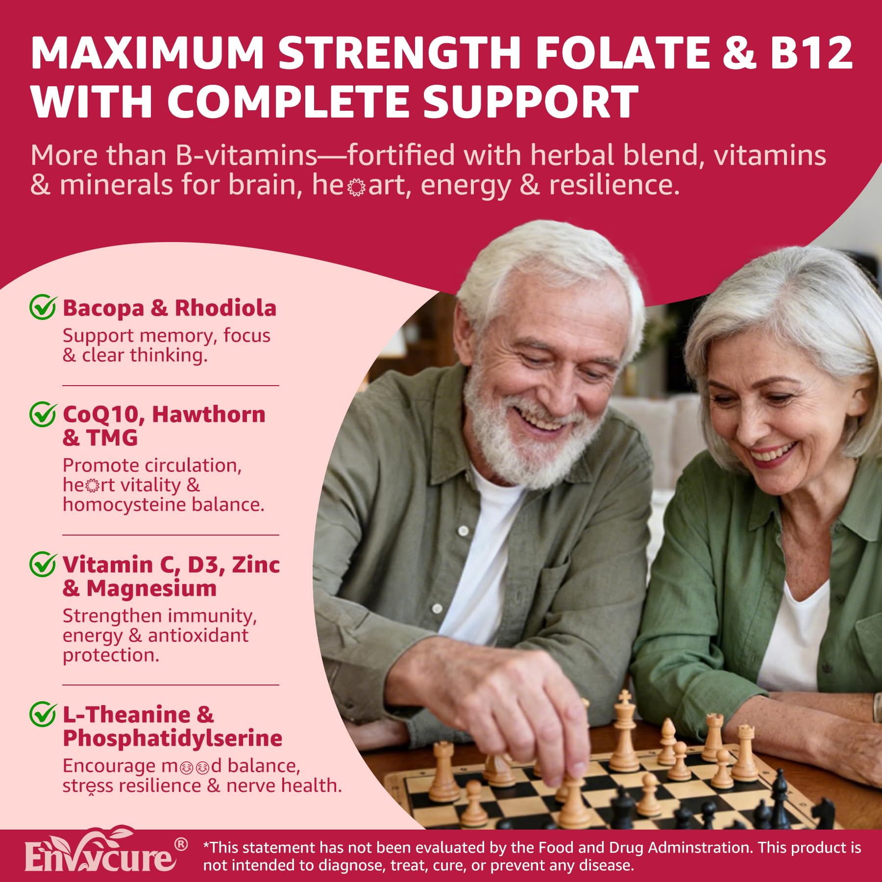 EnvyCure heart and cognitive blend image reflects CoQ10 and Hawthorn for circulation.