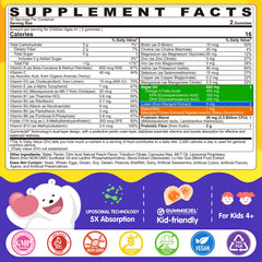 EnvyCure Kids Multivitamin Gummies – Brain focus with liposomal delivery.