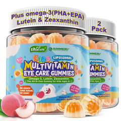 EnvyCure Kids Multivitamin Gummies – Vision support with lutein and DHA.