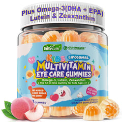 EnvyCure Kids Multivitamin Peach Gummies provide tasty daily nutrition for growing kids.