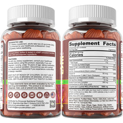 EnvyCure L-Lysine gummies vegan product in GMP facility