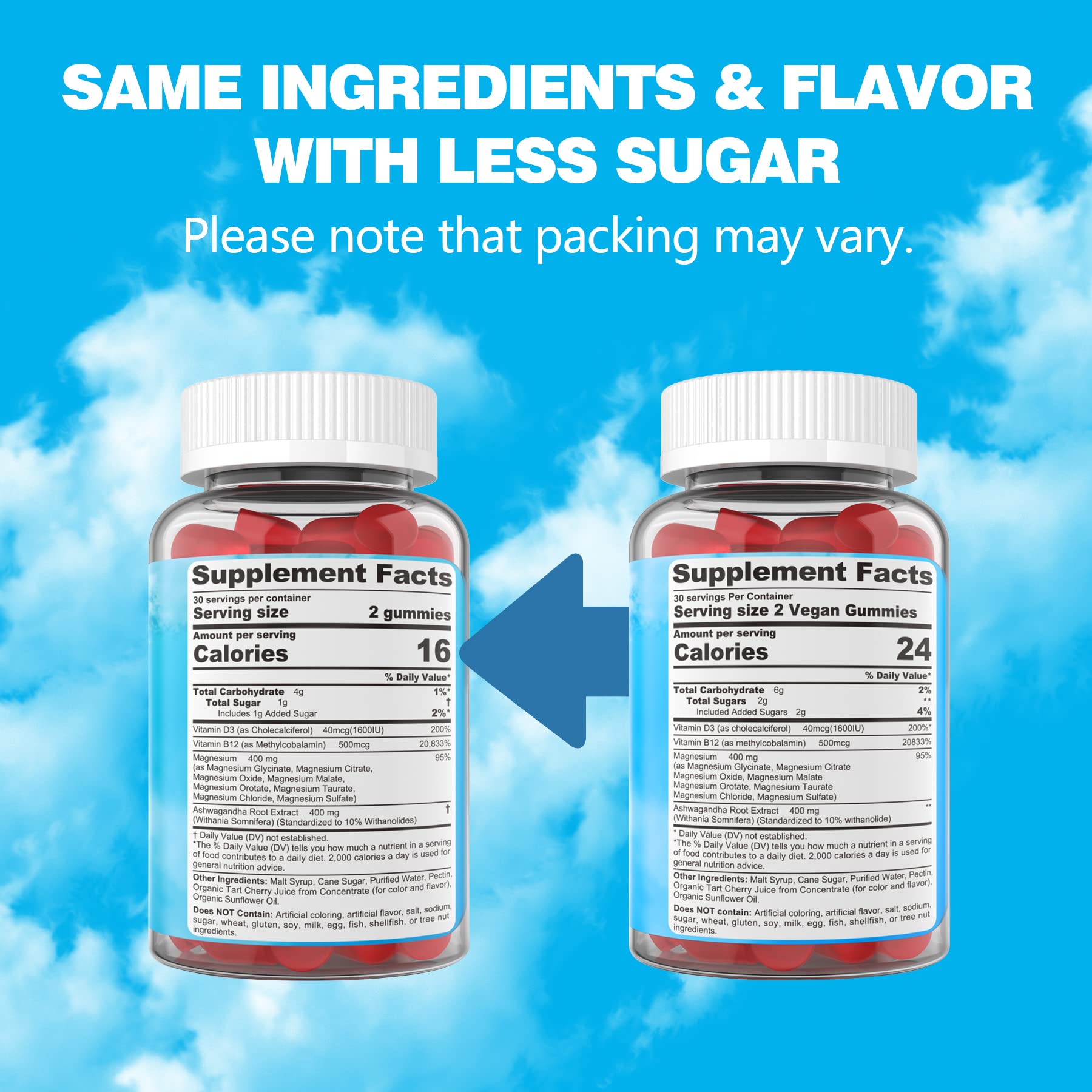 EnvyCure vegan packaging front communicates clean label and plant-based vitamins.