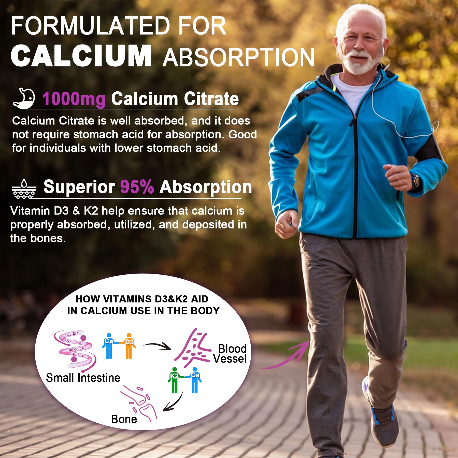 EnvyCure magnesium and zinc gummies support muscle function and bone strength.