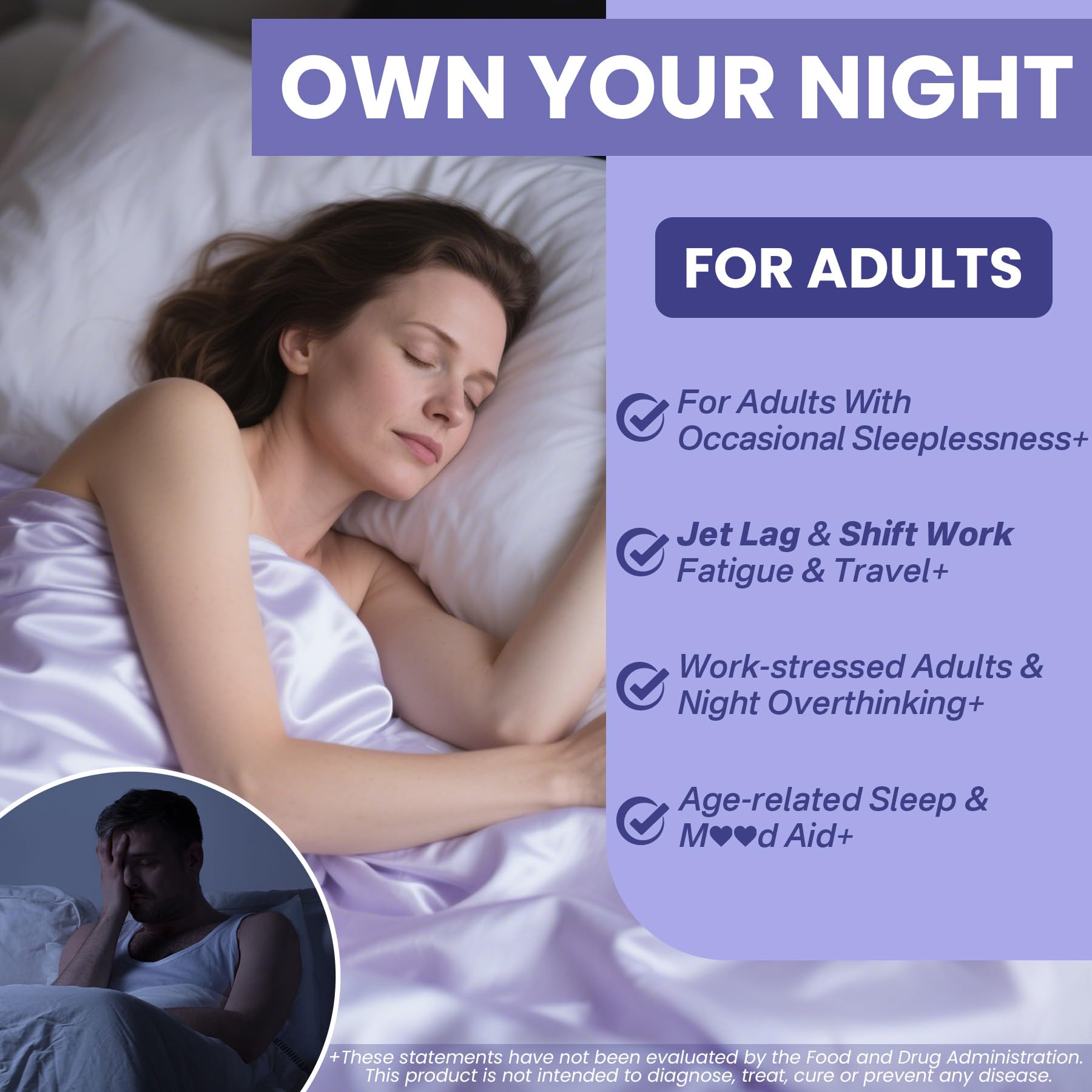 EnvyCure Melatonin Gummies ingredients icon with magnesium and herbs