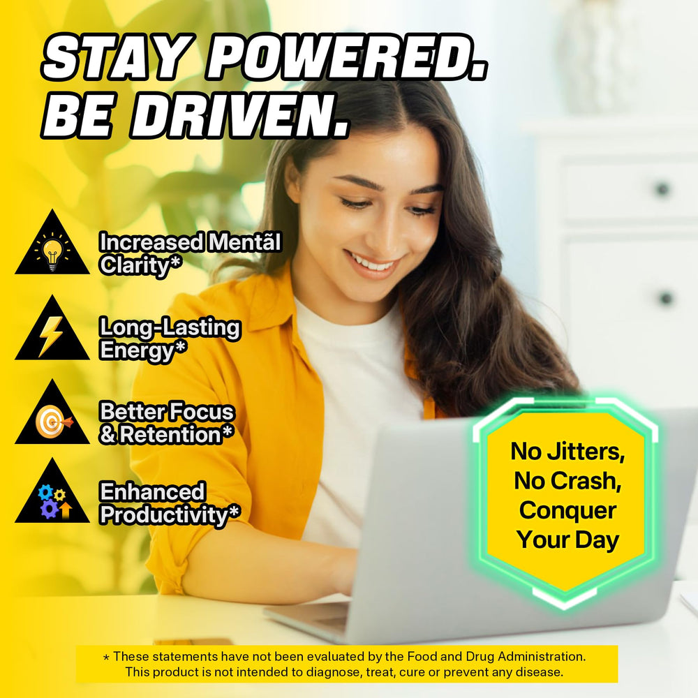 EnvyCure Neuro-Balanced Energy Gummies pack highlights convenient on-the-go snack