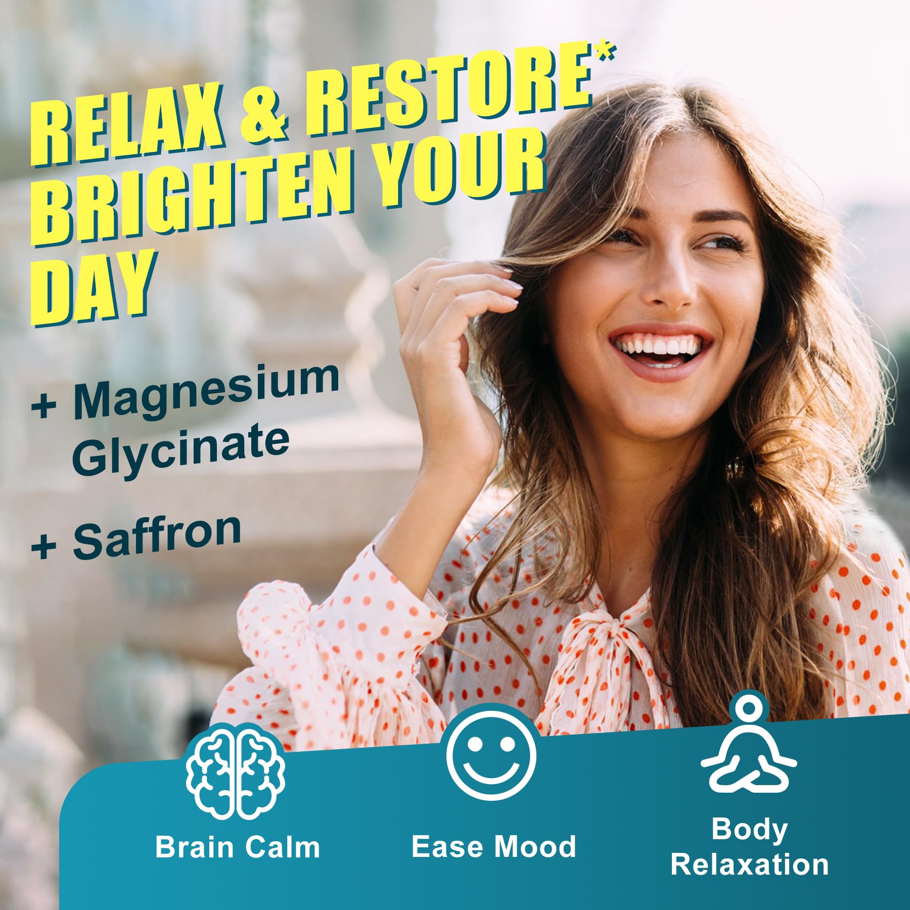 EnvyCure ingredients panel features rhodiola and saffron aimed at mood balance.