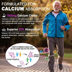 EnvyCure sugar-free calcium citrate gummies peach flavor