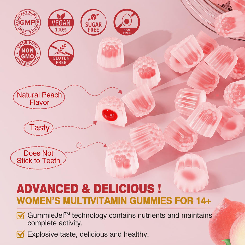 EnvyCure Sugar-Free gummies nutrition panel with vitamins and minerals