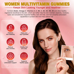 EnvyCure gummies packaging highlights the complete vitamin blend for women