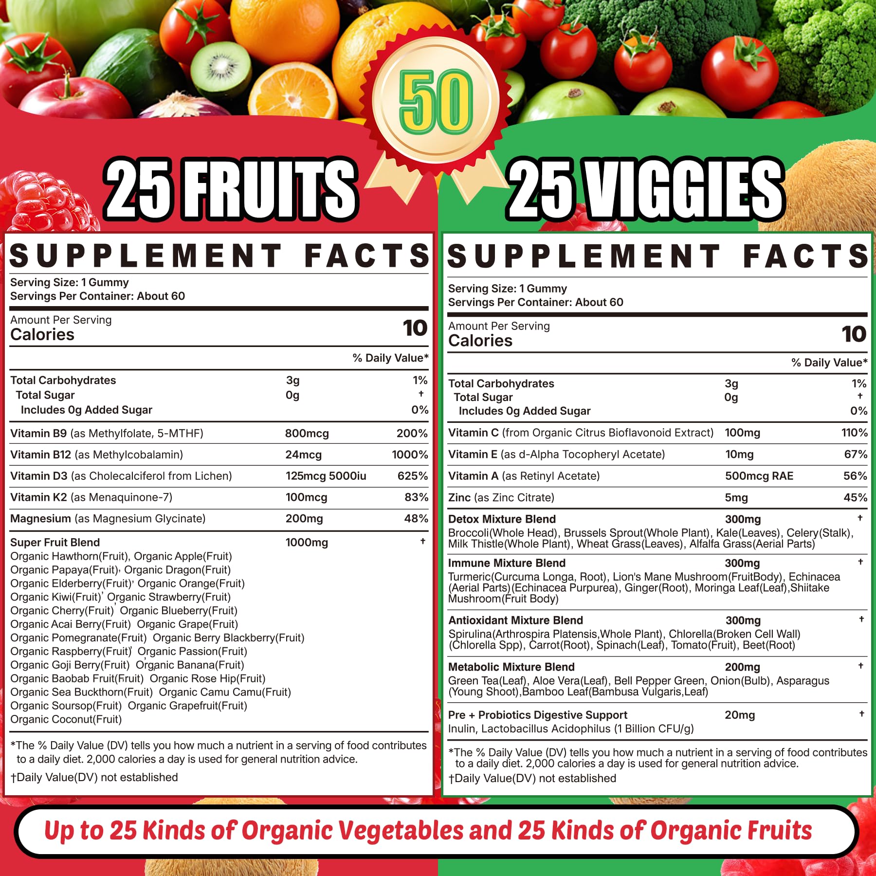 EnvyCure Super Greens Spirulina-Chlorella label highlights plant-based greens.