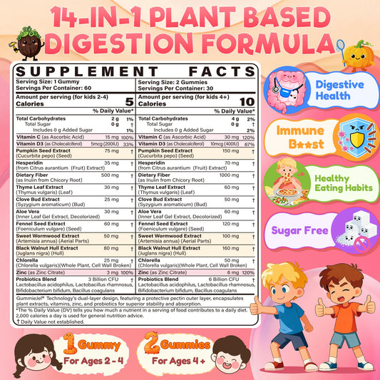 EnvyCure Toddler Gummies orange flavor packaging highlights 2-4 age dosage.