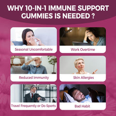 Travel-friendly EnvyCure immunity gummies pack for ongoing support.