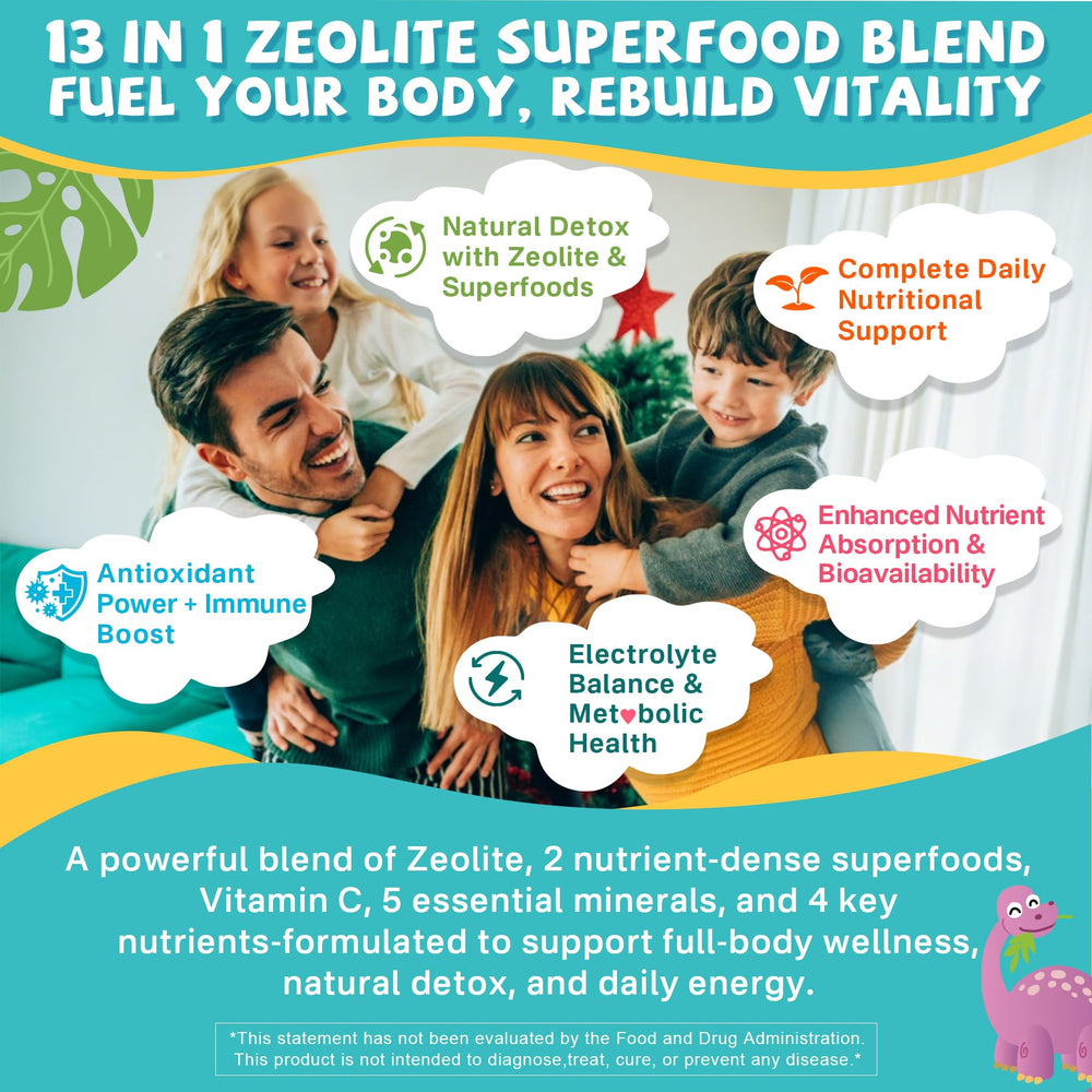 EnvyCure Zeolite Detox magnesium glycinate depiction for mineral balance