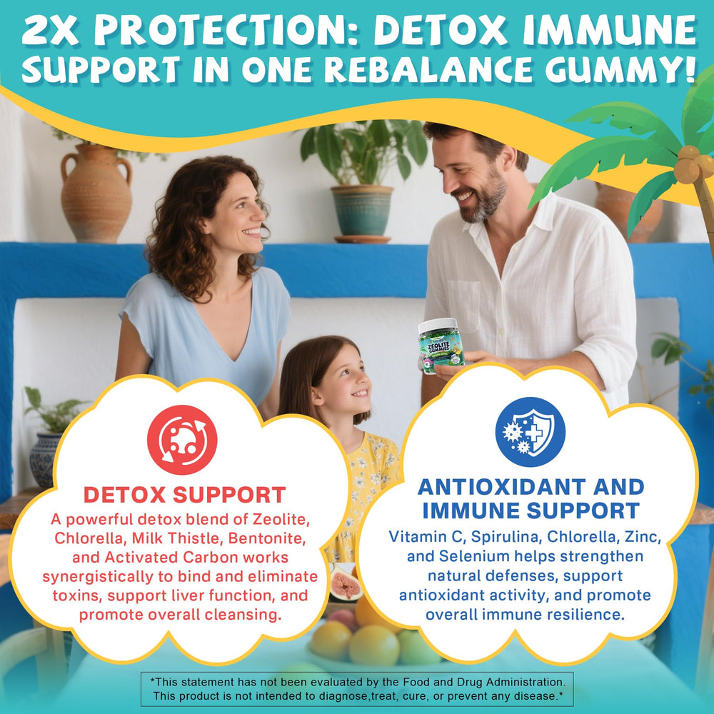EnvyCure Zeolite Detox spirulina and chlorella blend visual