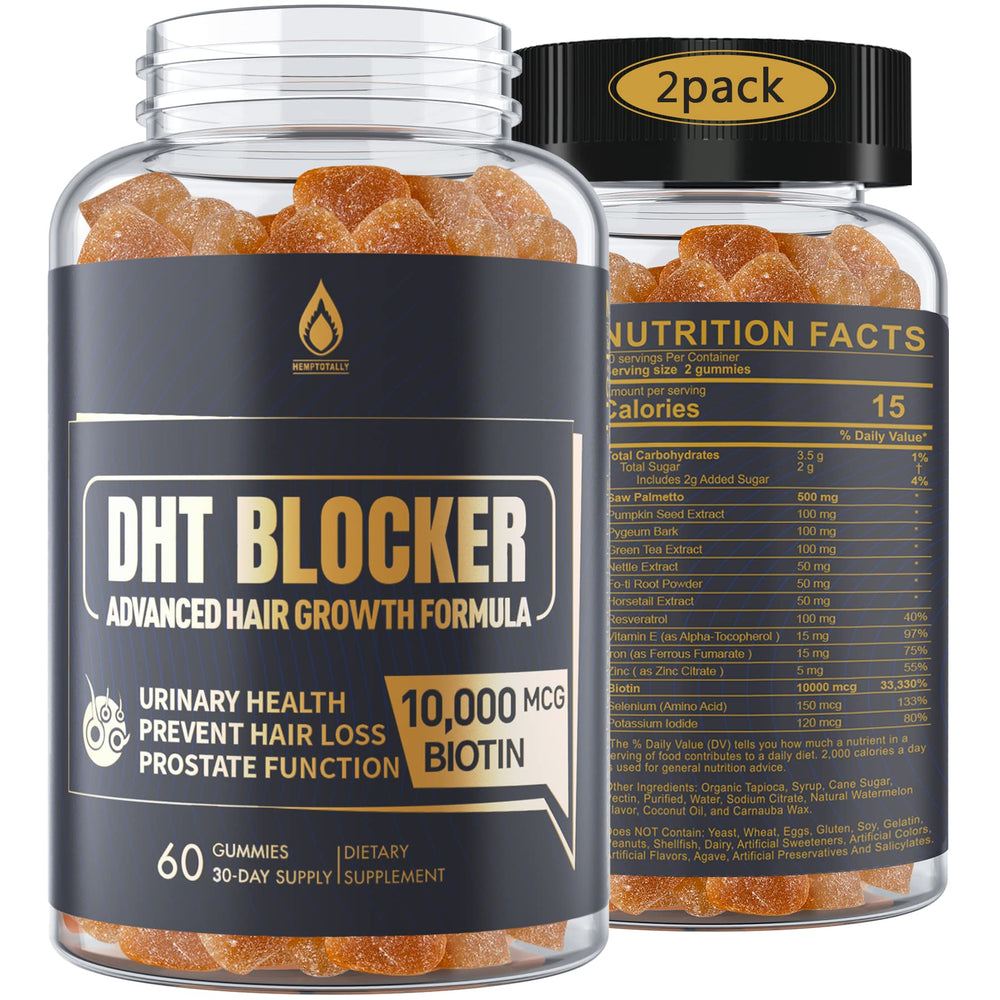 EnvyDeal DHT Blocker Gummies bottle-front view for daily hair health support