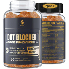 EnvyDeal DHT Blocker Gummies bottle-front view for daily hair health support
