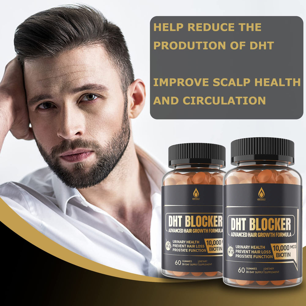 EnvyDeal DHT Blocker vegan label indicating non-GMO, gluten-free, plant-based