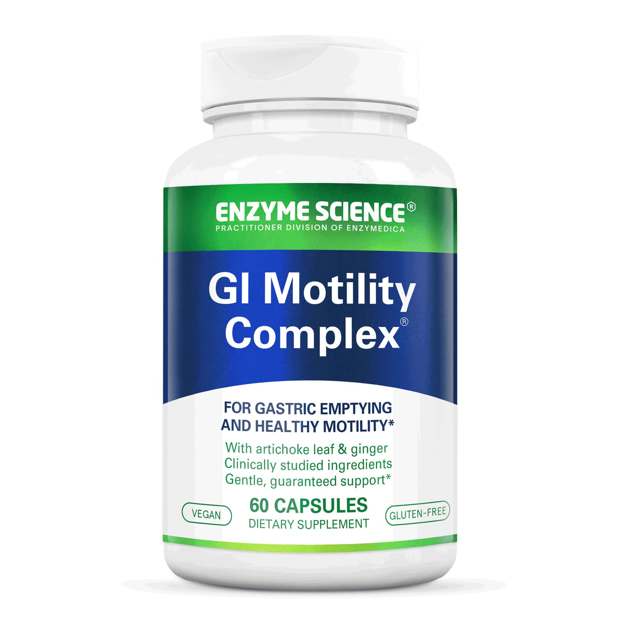Enzyme Science GI Motility Complex bottle with capsules for gentle digestive support