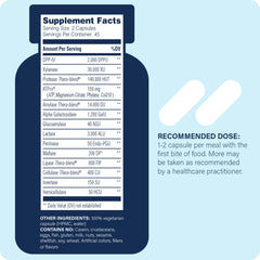 Enzyme Science Intolerance Complex capsules; convenient daily support for gluten and dairy sensitivities.