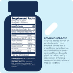 Nattokinase Pro capsules close-up showcases compact vegan capsules for convenient daily use.