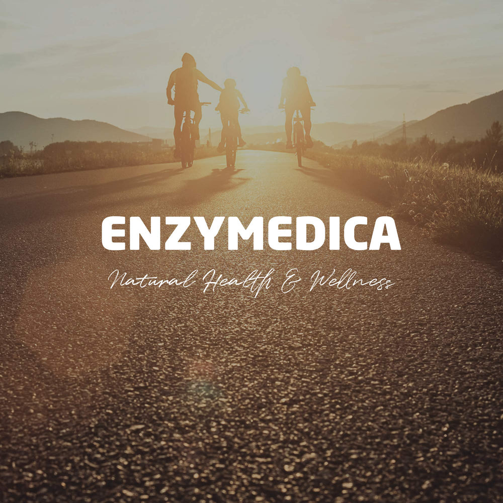 Close-up of the Enzymedica label highlighting traditional Apple Cider Vinegar ingredients.