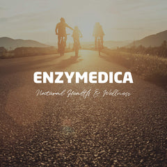 Close-up of the Enzymedica label highlighting traditional Apple Cider Vinegar ingredients.