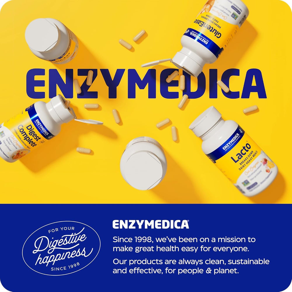 Enzymedica Candidase brand ethics and sustainability icons