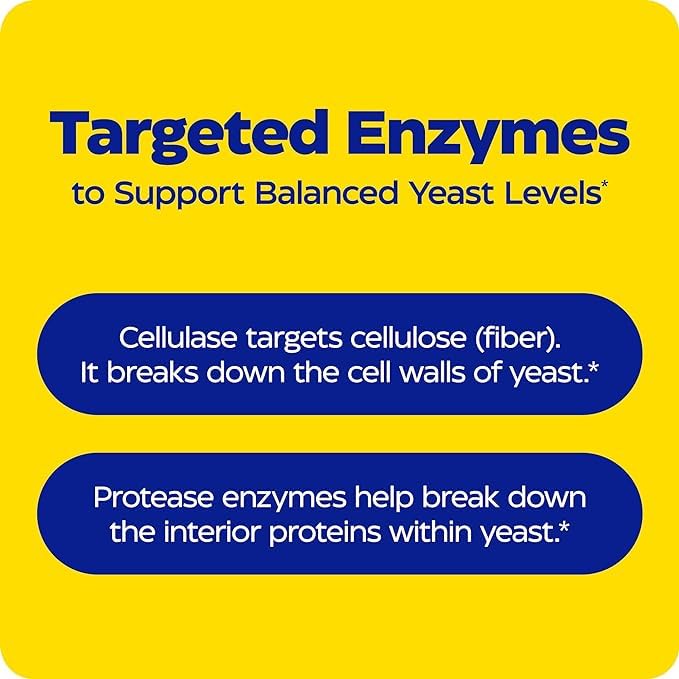 Enzymedica Candidase capsules closeup highlights convenient daily use