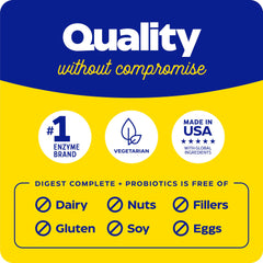 Enzymedica Digest Complete + Probiotics daily-use capsule for meals.
