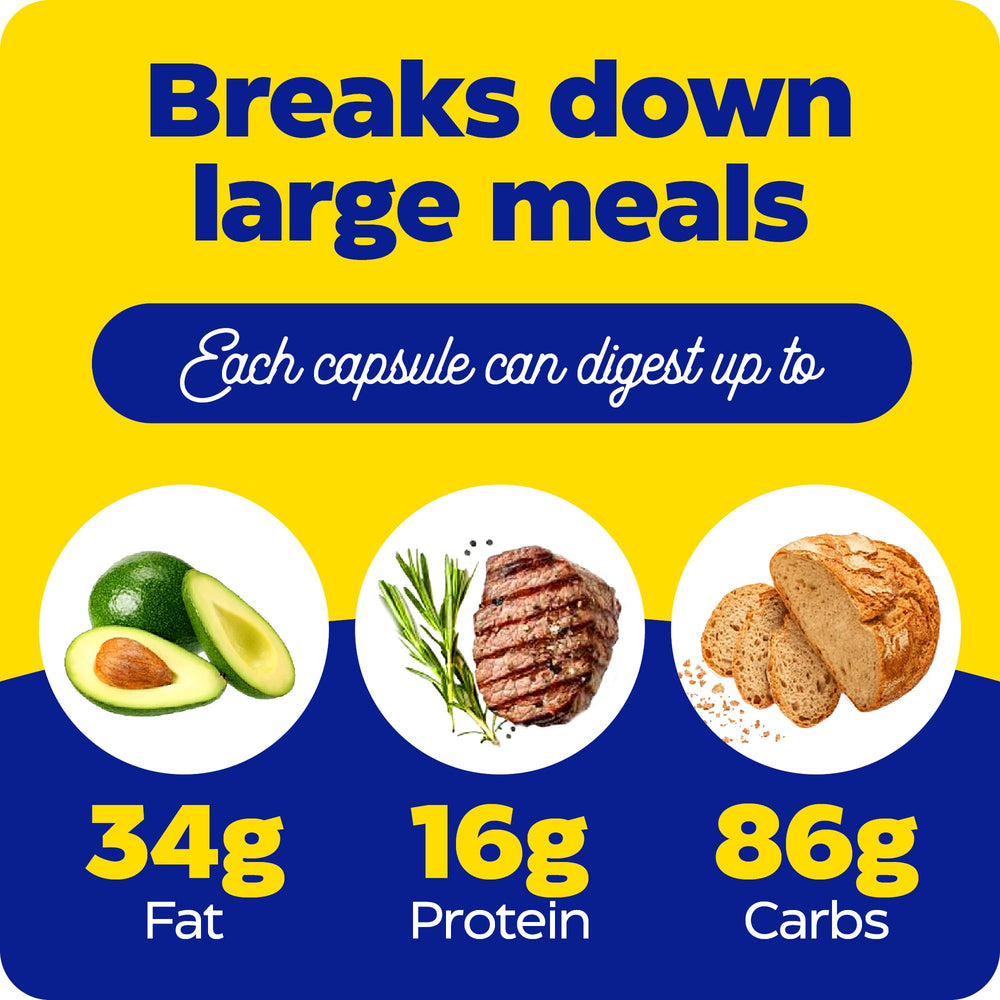 Bottle on kitchen counter conveys ready-to-use daily digestive support.