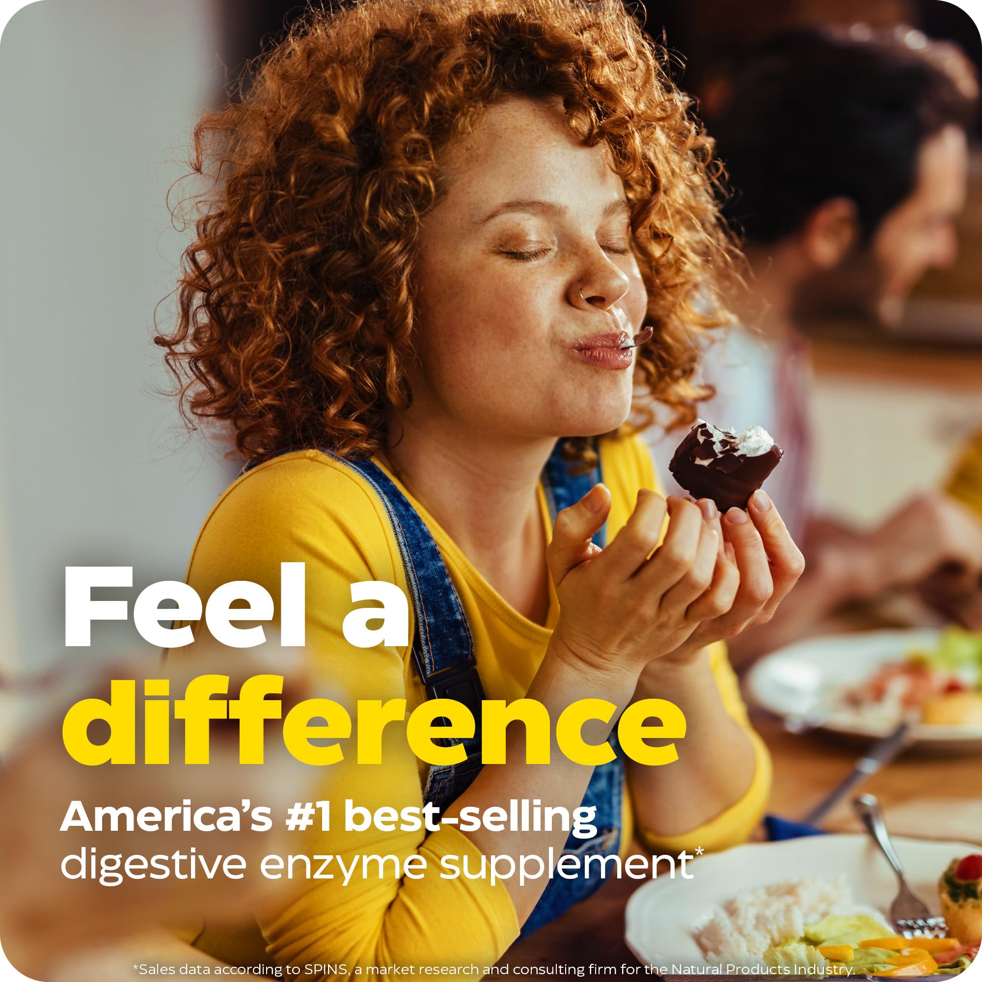 Capsules in hand suggest easy daily use and on-the-go support.