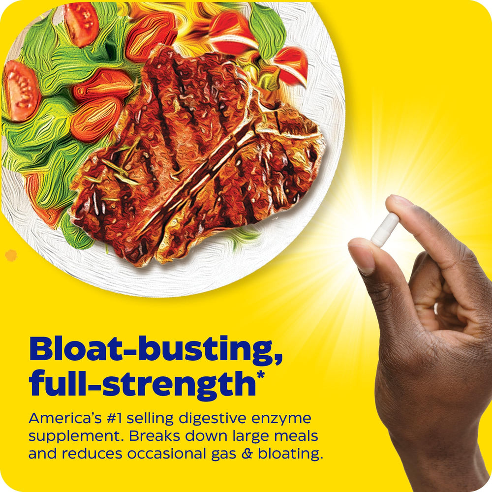 Digest Gold + ATPro complements a large-meal routine.