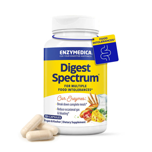 Enzymedica Digest Spectrum capsules close-up for daily digestive support