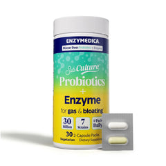 Enzymedica Dinner Duo box front highlighting vegetarian probiotic-enzyme blend.