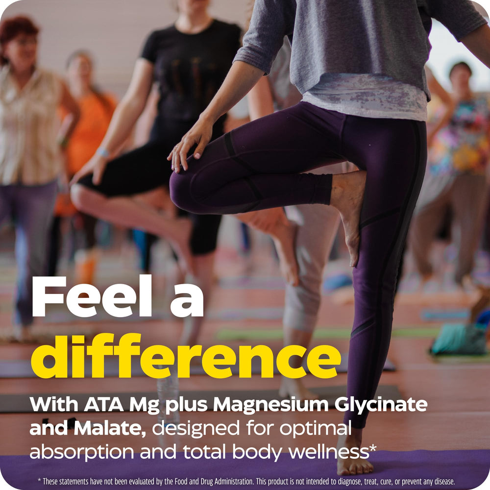 Enzymedica Magnesium Motion capsules closeup emphasizing ATA Mg for brain-friendly support