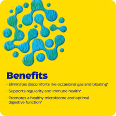 Enzymedica Pro-Bio eight strains icon emphasizing diverse probiotic benefits.