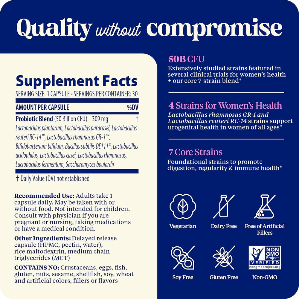 Enzymedica SubCulture Probiotics for Women urinary health icon signals balancing support.