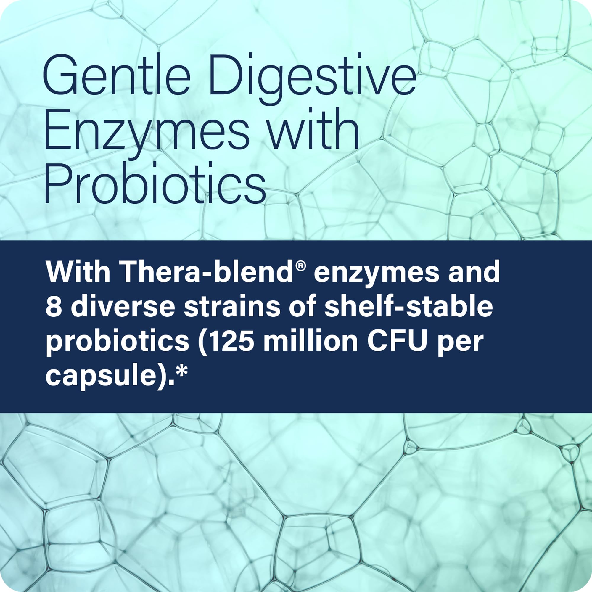 Enzyme Science Vegetarian capsules label highlighting natural digestive support.