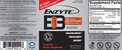 Enzyte MRC Enzyte3 capsules closeup, convenient daily supplement for energy and endurance.