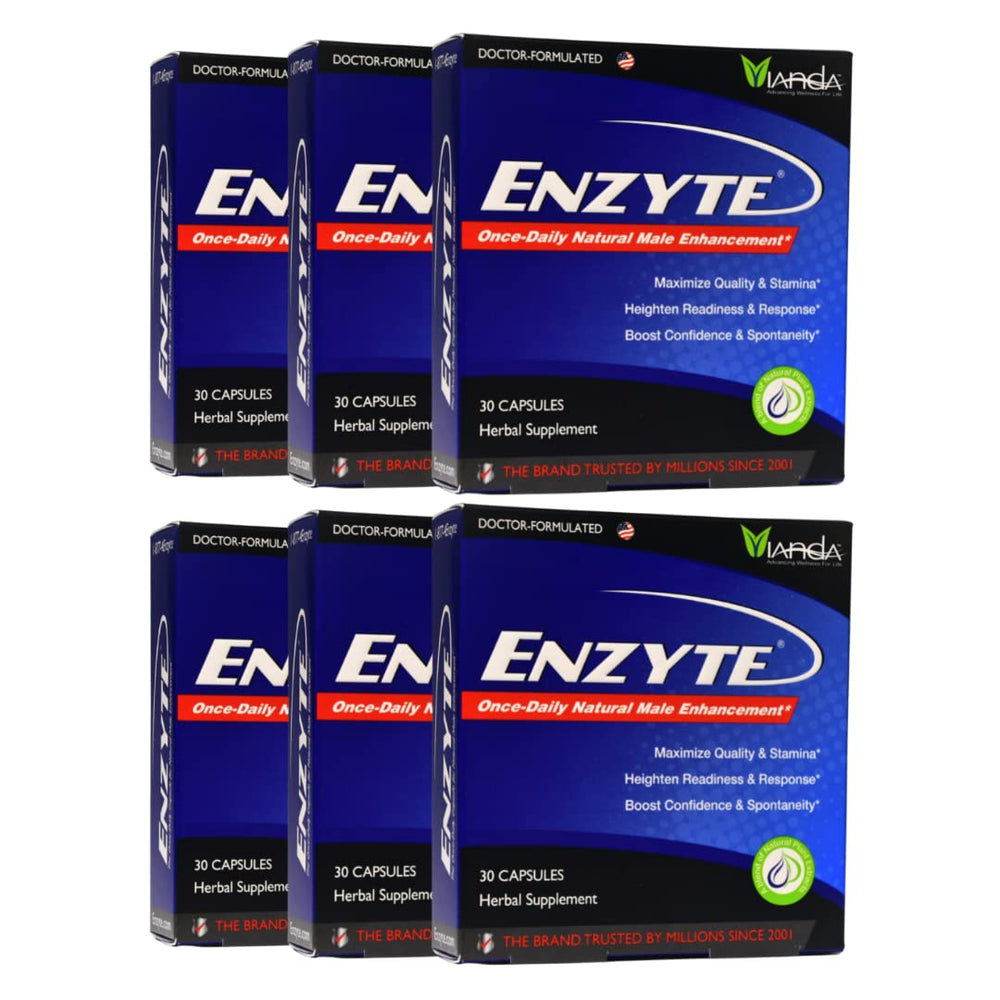 Enzyte natural male enhancement bottle front view for daily stamina support
