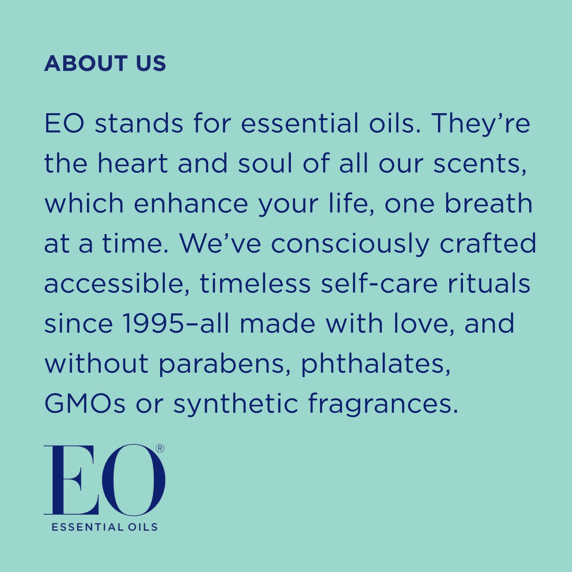 EO packaging is recyclable and supports a zero-waste mission