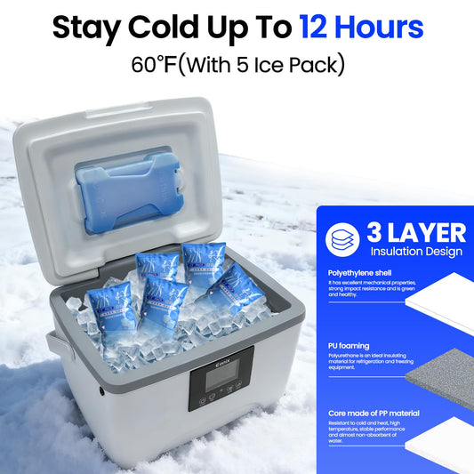 EONIX 8-quart cooling reservoir provides longer therapy sessions.