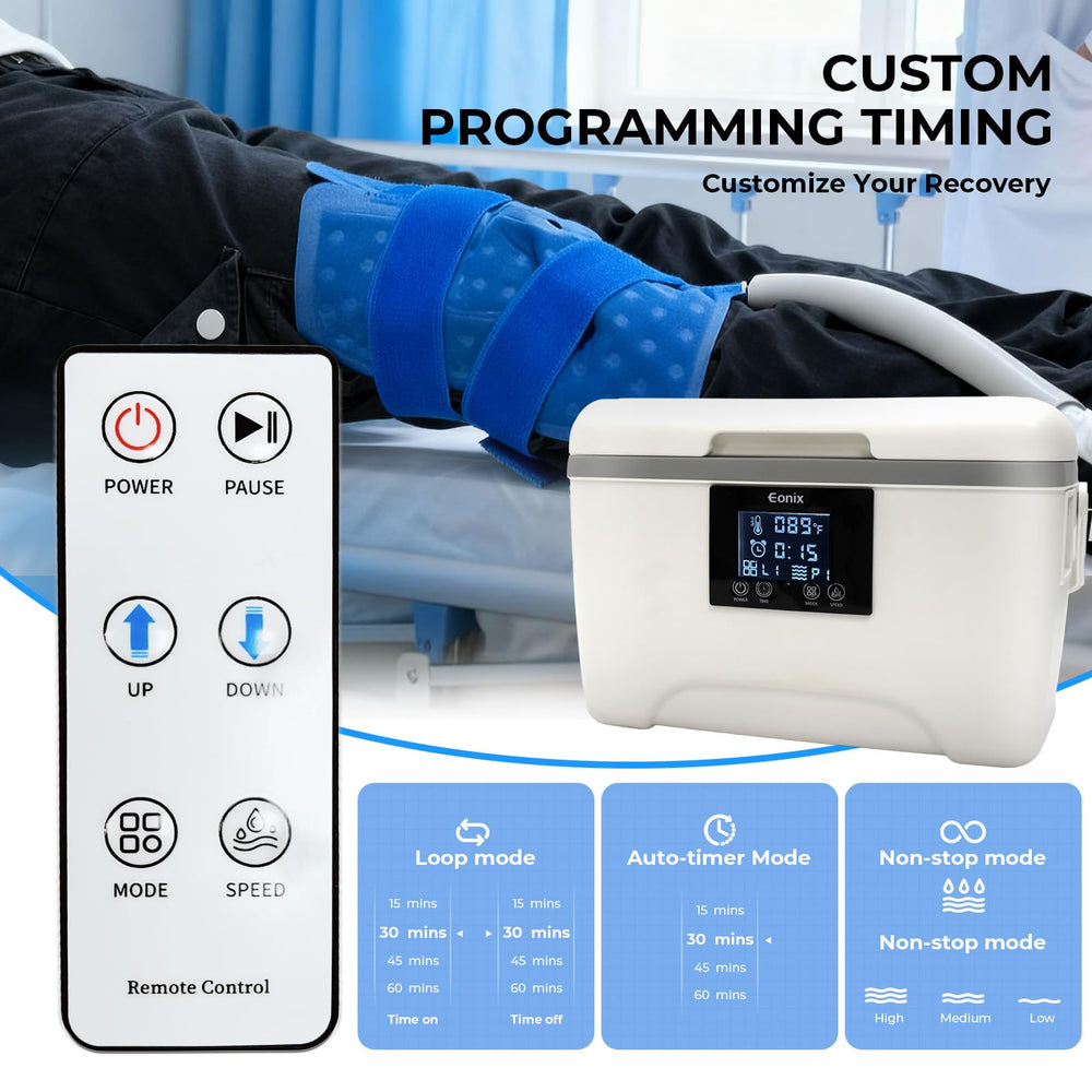 EONIX quiet operation enables overnight recovery sessions.