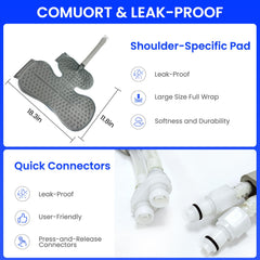 EONIX portable ice machine with handle for easy transport between rooms