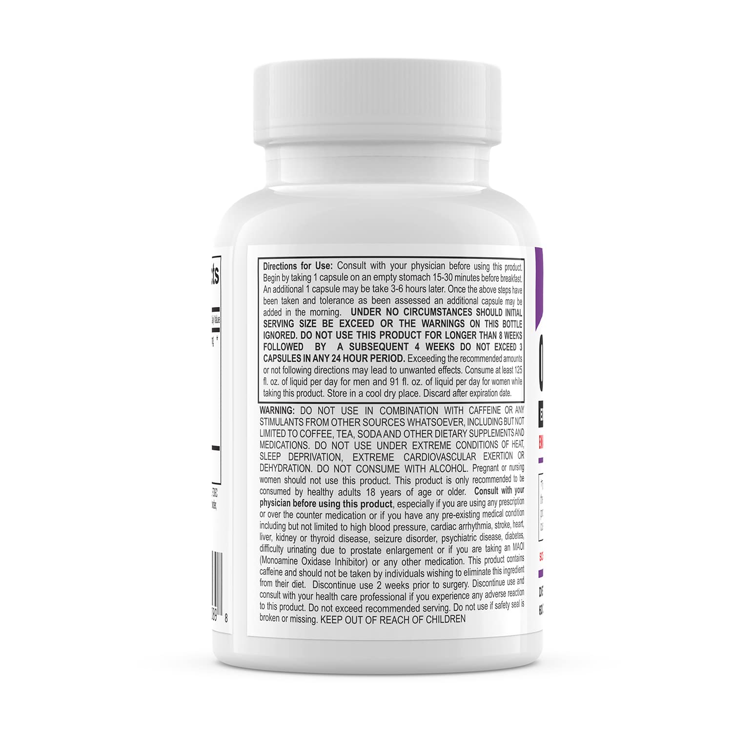 EPG Oxy Xtreme capsules-purple highlight veggie formula for clean energy