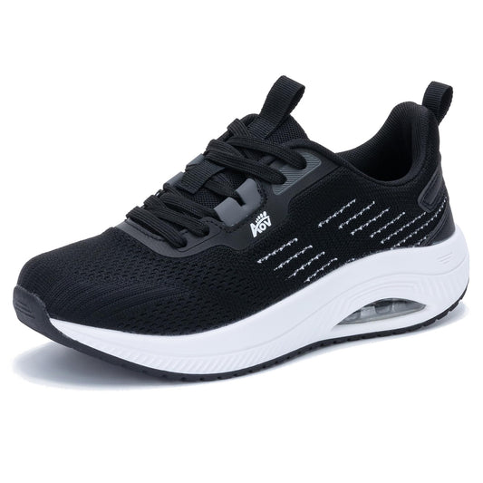 ephiza women's walking shoes arch support side view for all-day comfort and stability.